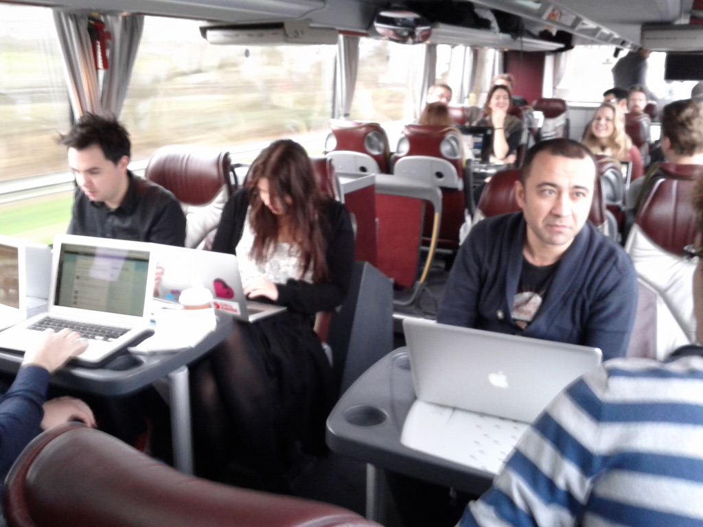 Bedrijven in de bus